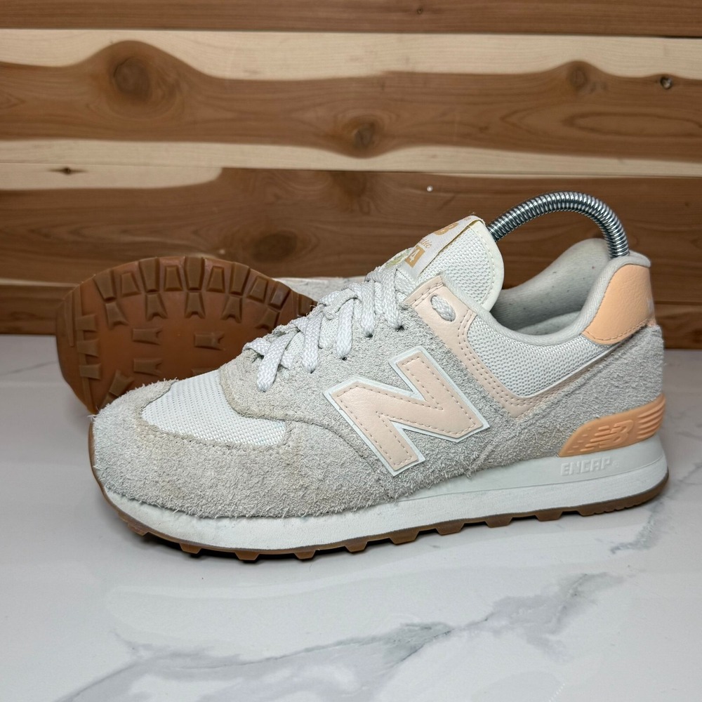 New Balance Sneakers 574 Calm‎ Taupe WL574CS3 Women's Size 8.5/ Men's 7